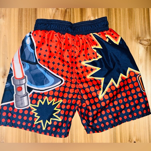 Angry Birds Star Wars Boys Swim Trunks 4/5 Like New Condition - Picture 2 of 8